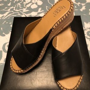 Franco Sarto slip-on wedges in Leather